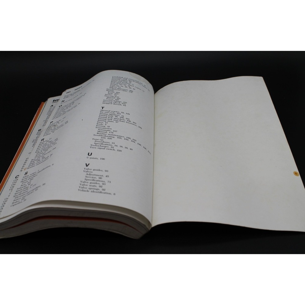 Chilton Repair and Tune-Up Guide Mazda 1971 to 1987 All US Canada Models 6981 - Picture 10 of 10